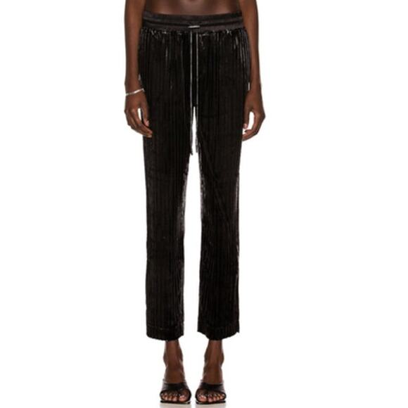 RtA Fiona Pant in Velvet Shiny Stripe NWOT Small - Picture 2 of 12